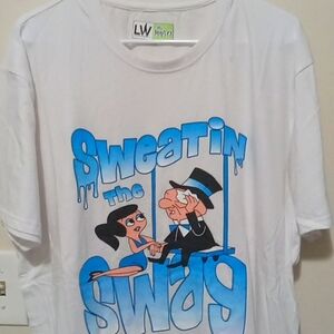 Mr magoo men's tee shirt size XXL white